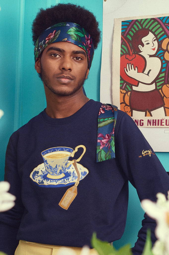 Mez's Embroidered Sweatshirt - SAMPLE