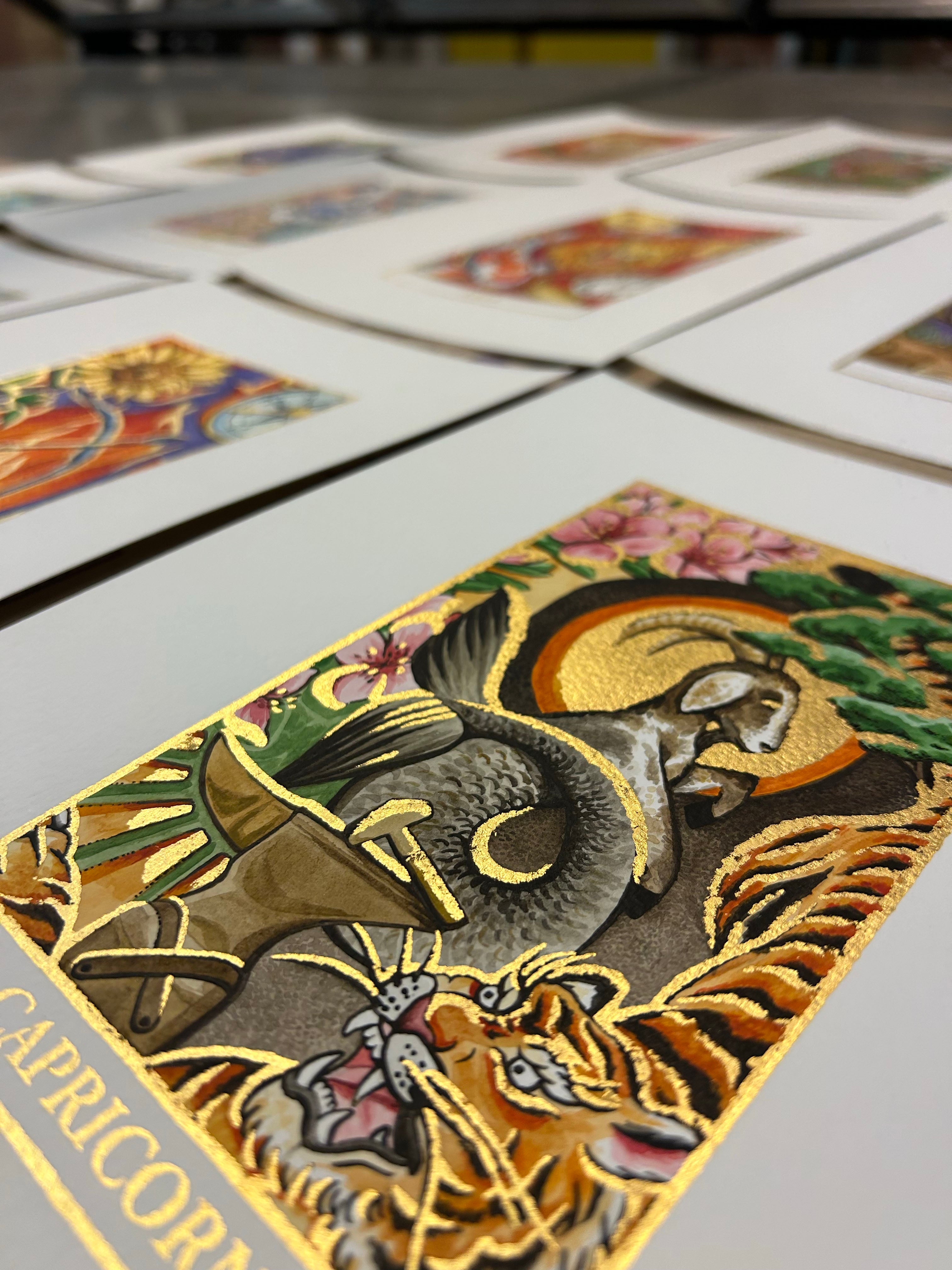 CAPRICORN Zodiac Tarot Artwork