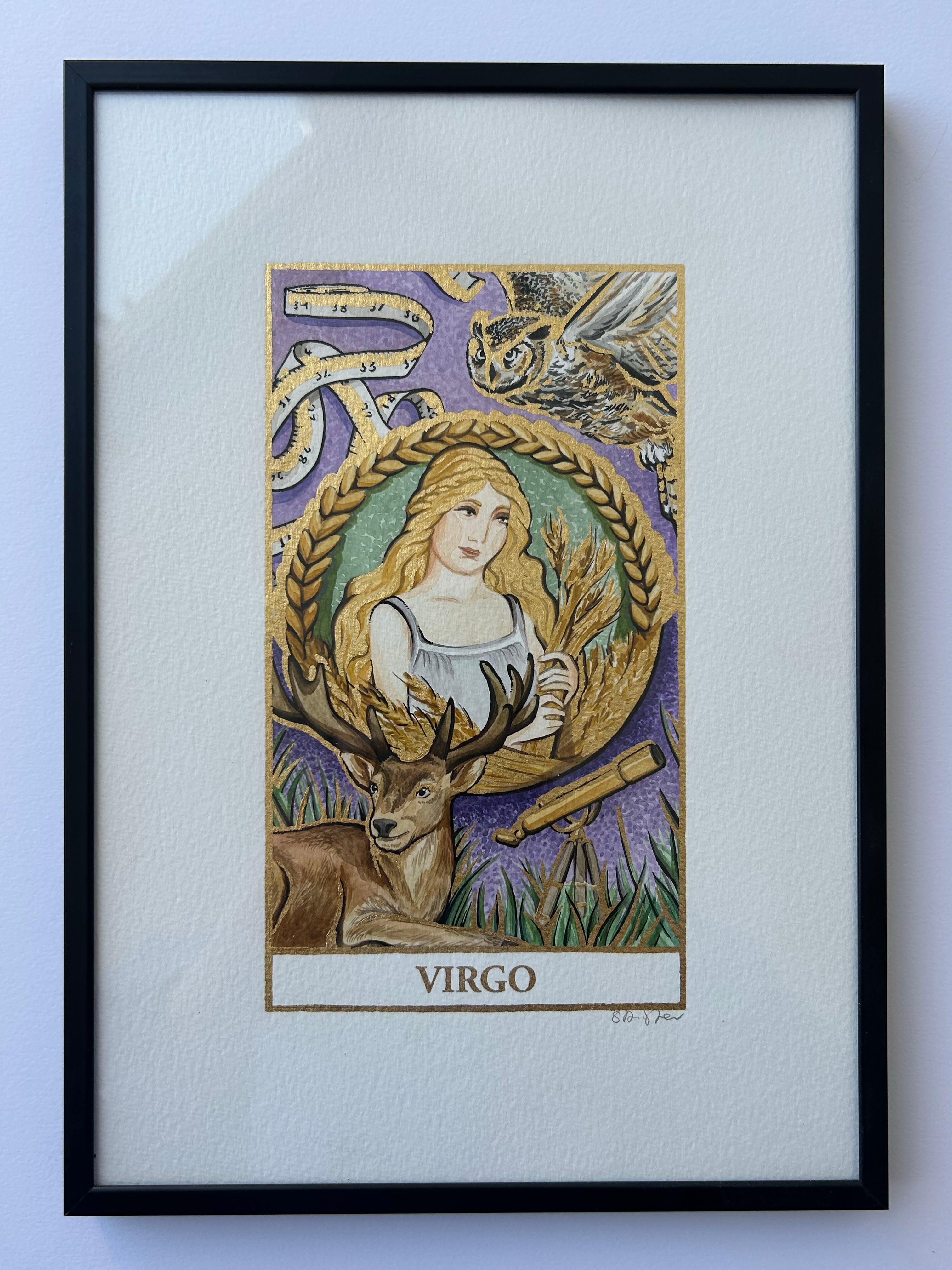 VIRGO Zodiac Tarot Artwork