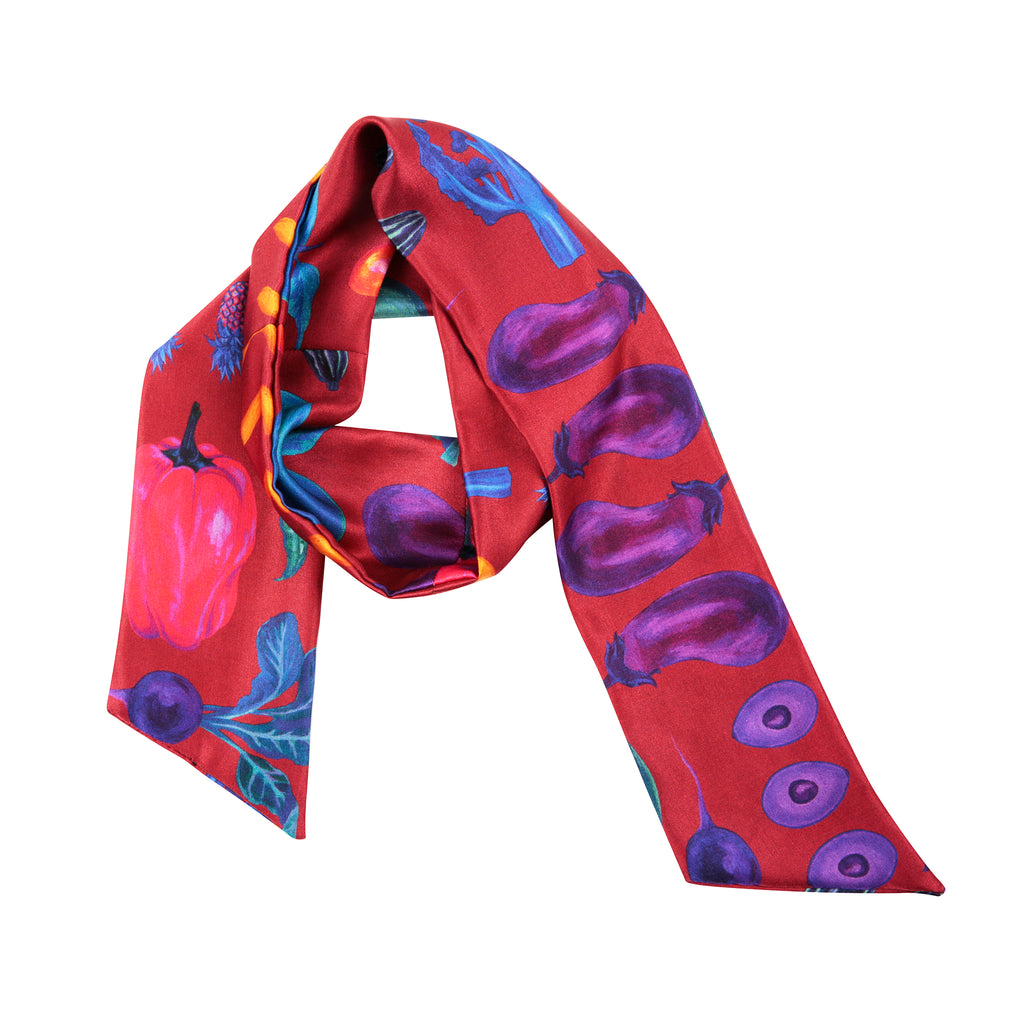 Airmiles Neck Scarf in Red