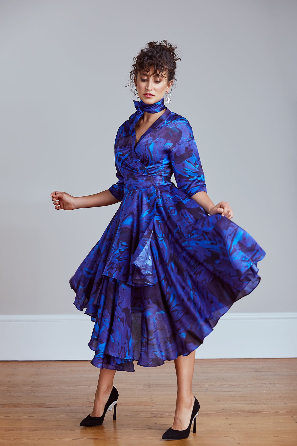 Water Wrap Dress SAMPLE